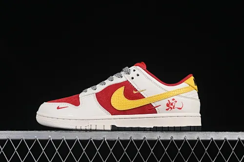 All Categories Nk SB Dunk Series Nk SB Dunk Low High-end Customized Low-top Shoes Nk SB Dunk Low Year of the Snake Series Pig Eight Yellow Hook Anniversary High-end Customized Low-top Casual Shoes SJ2258-016